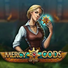 Mercy Of The Gods logo by NetEnt at Pistolo Casino