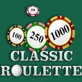 Roulette slot logo by OneTouch Games at Pistolo Casino