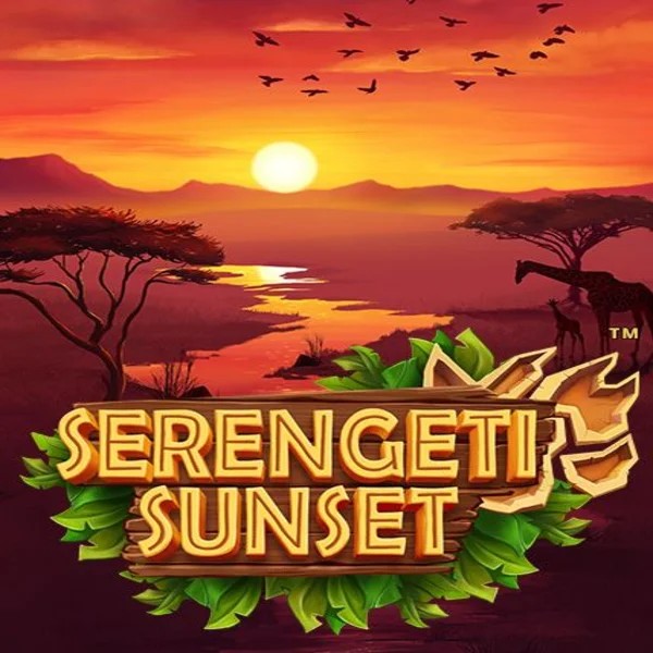 Serengeti Sunset slot logo by Skywind Group at Pistolo Casino