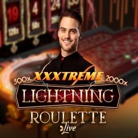 XXXtreme Lightning Roulette slot logo by Evolution at Pistolo Casino